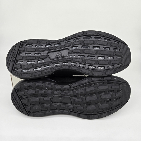 New adidas RapidaSport Bounce J 'Black Iron Metallic' Youth Shoes Size 6 - Picture 7 of 8